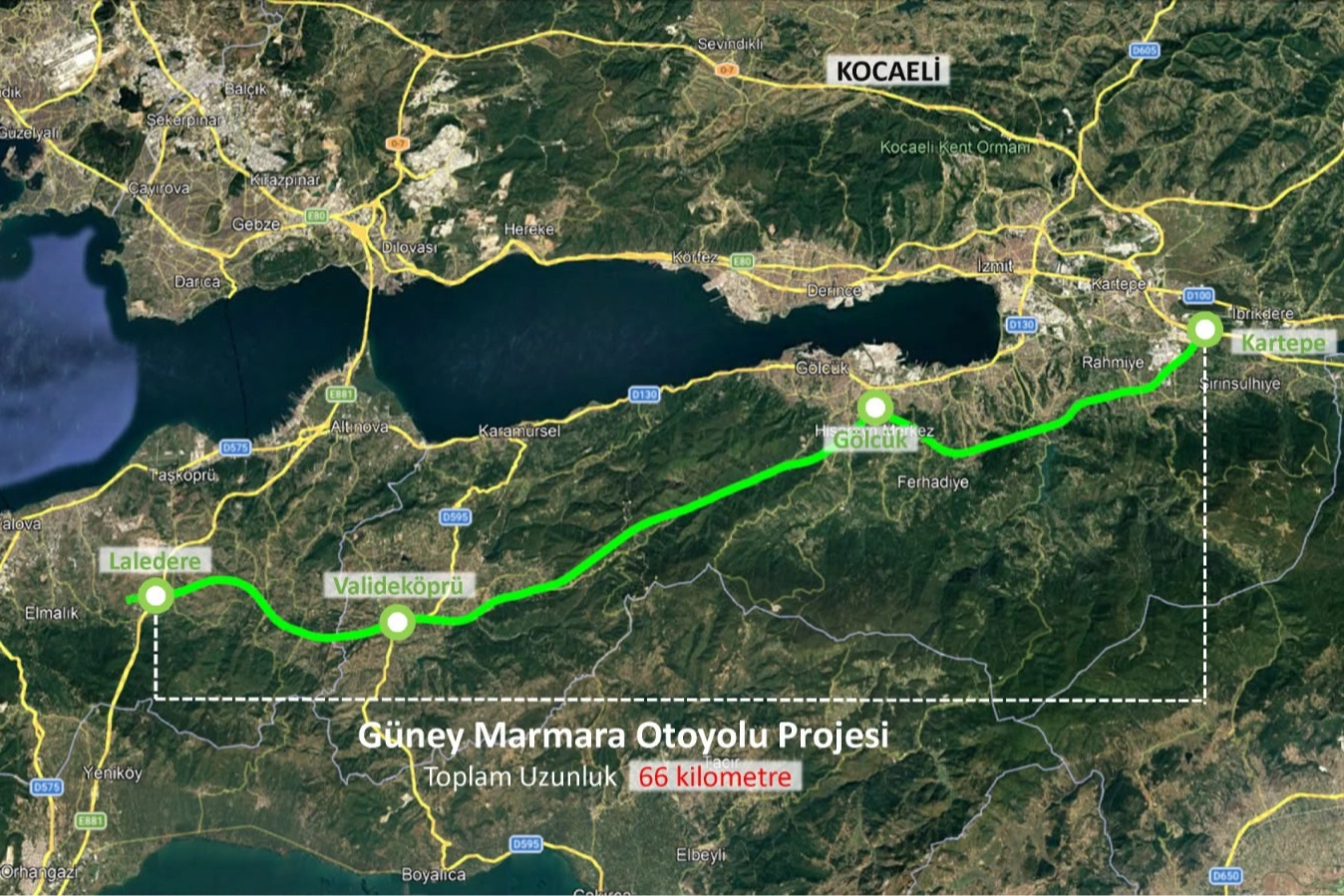 Kocaeli-Yalova Otoyolu Projesinde Kritik Adım