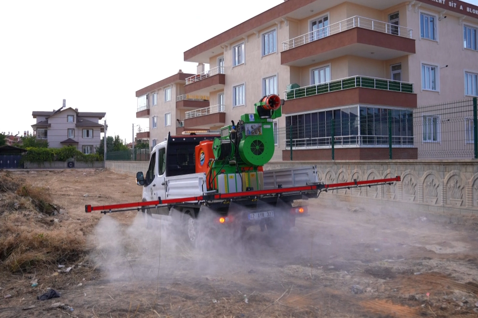 Karatay’da Haşereyle Mücadelede Hava Desteği