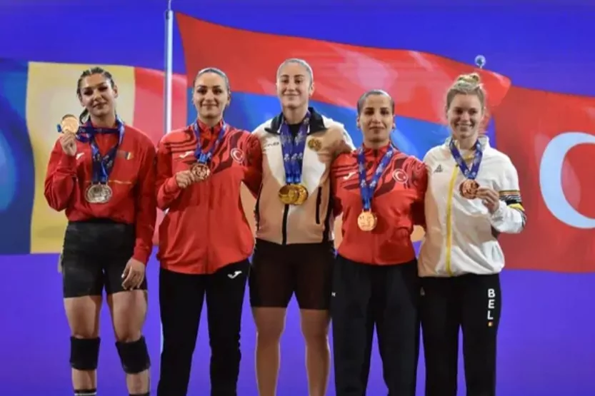 Milli Halterci Merve İlden Avrupa Üçüncüsü Oldu