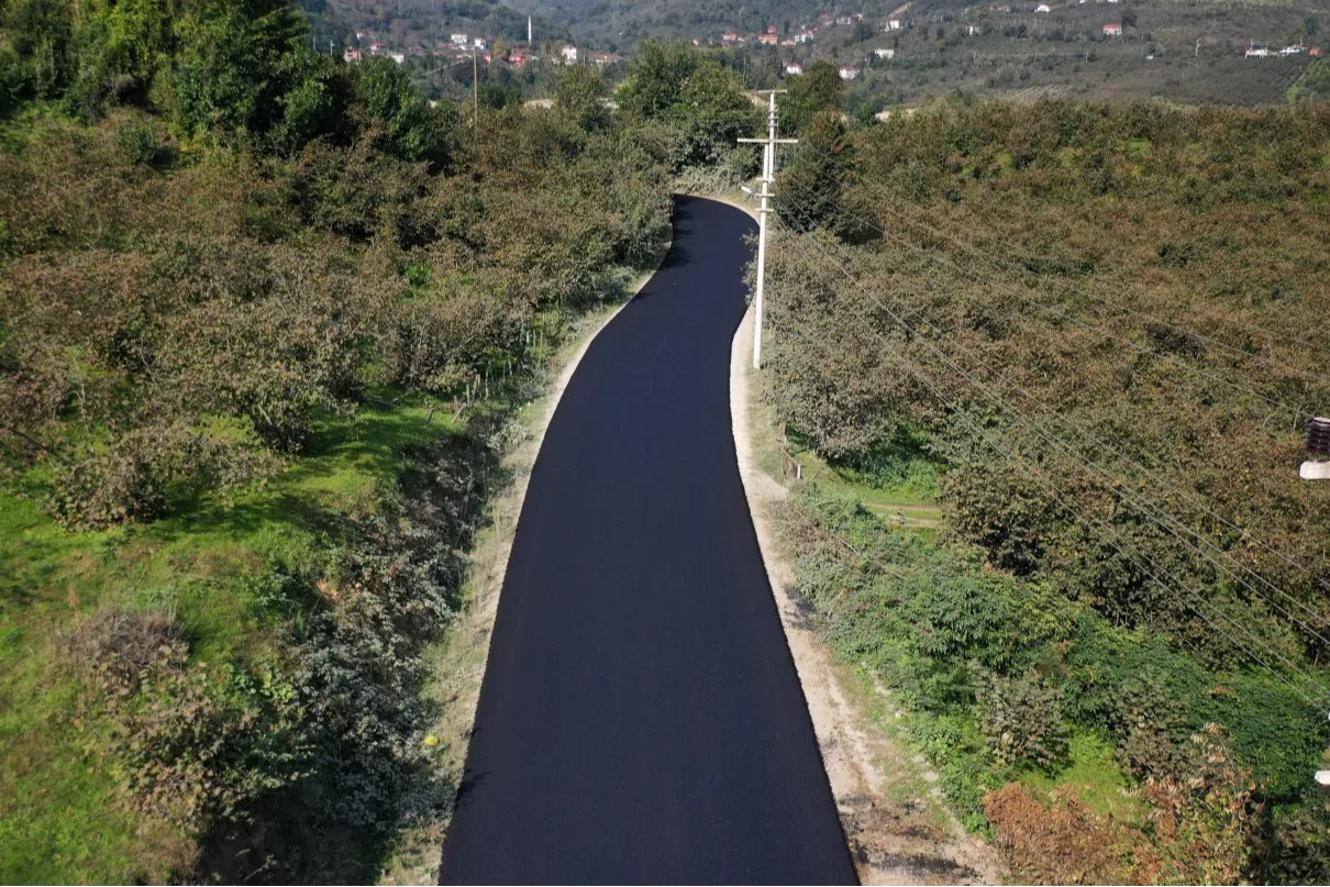 Ordu Büyükşehir Belediyesi’nden İkizce’de 5 Kilometrelik Sıcak Asfalt Çalışması