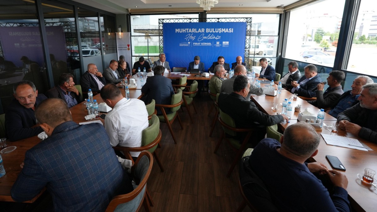 Büyükşehir Belediyesi Pazarcık’ta Muhtarların Taleplerini Dinledi